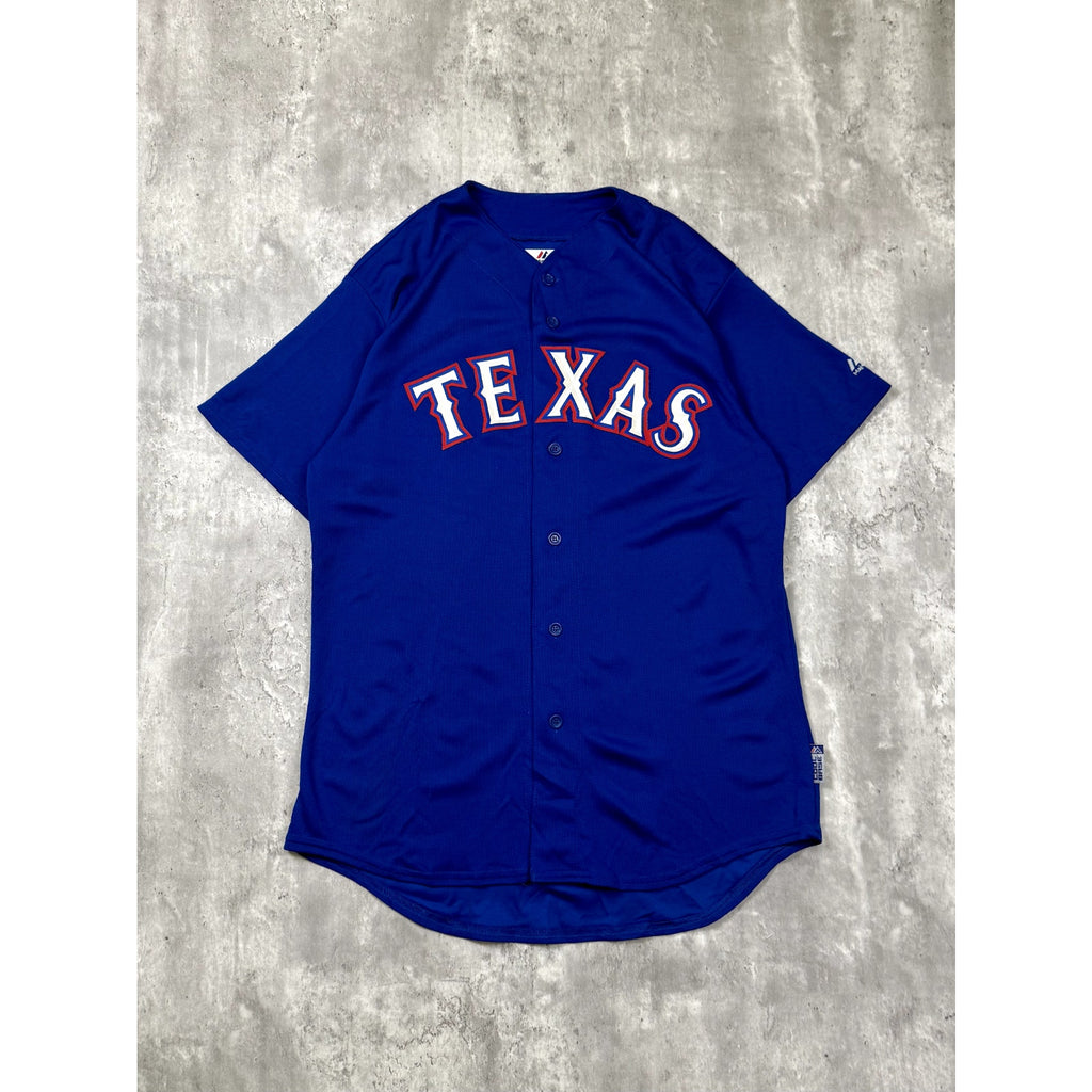 Vintage Texas Rangers #20 Right At Home Majestic Baseball Jersey Size Medium