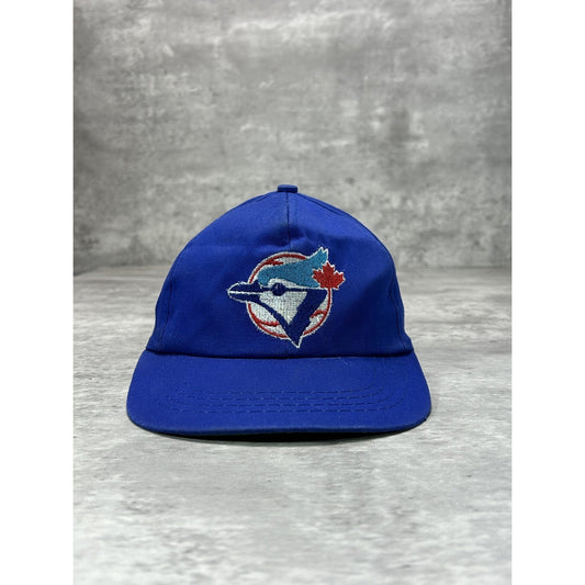 Vintage 90s Toronto Blue Jays MLB Embroidered Logo Baseball Snapback Hat OSFA