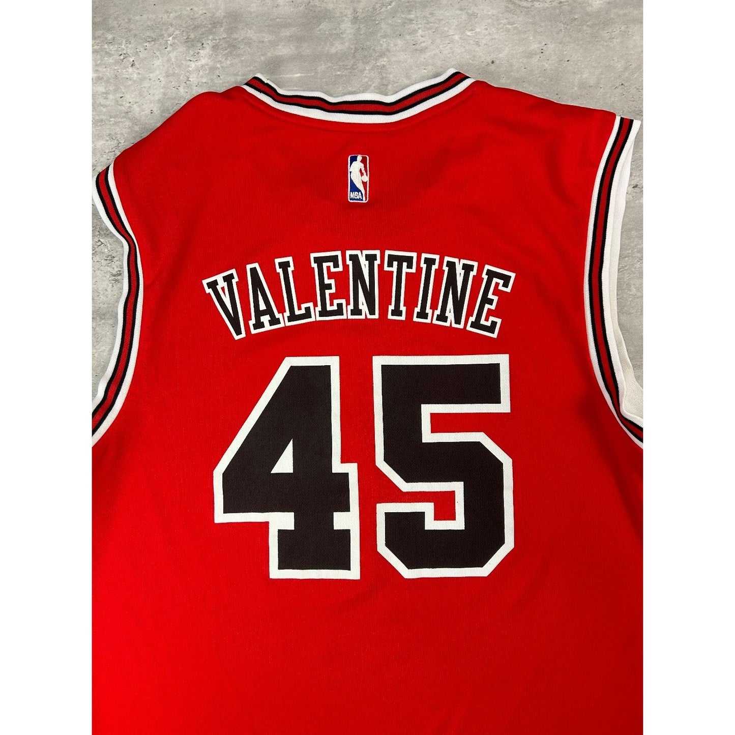 Denzel Valentine #45 Chicago Bulls Adidas Basketball Jersey Size Large