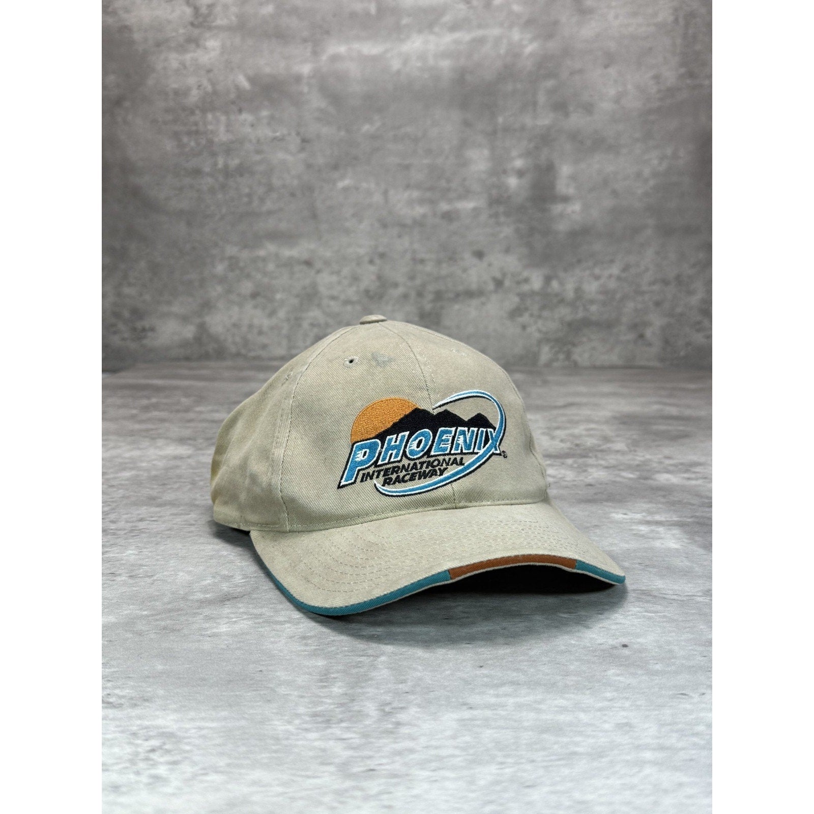 Vintage Phoenix International Speedway Embroidered Spellout Strapback Hat OSFA
