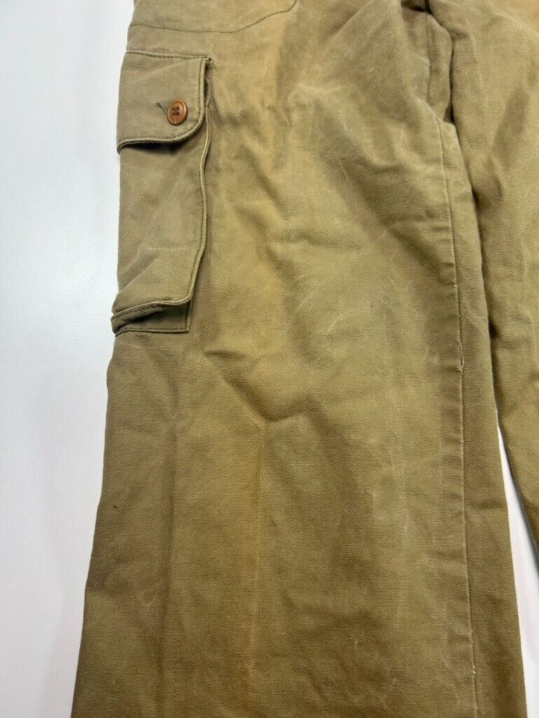 Vintage 80s/90s Chaps Ralph Lauren Straight Fit Cargo Pants Size 34 Beige