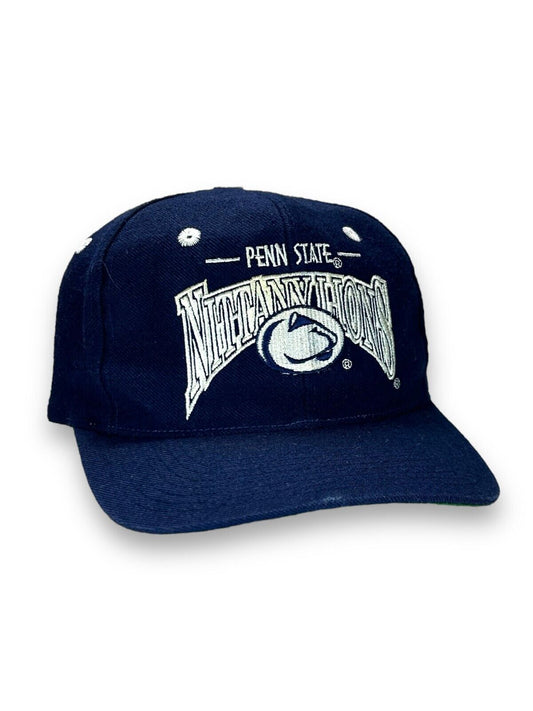 Vintage 90s Penn State Nittany Lions NCAA Embroidered Spellout Snapback Hat OSFA