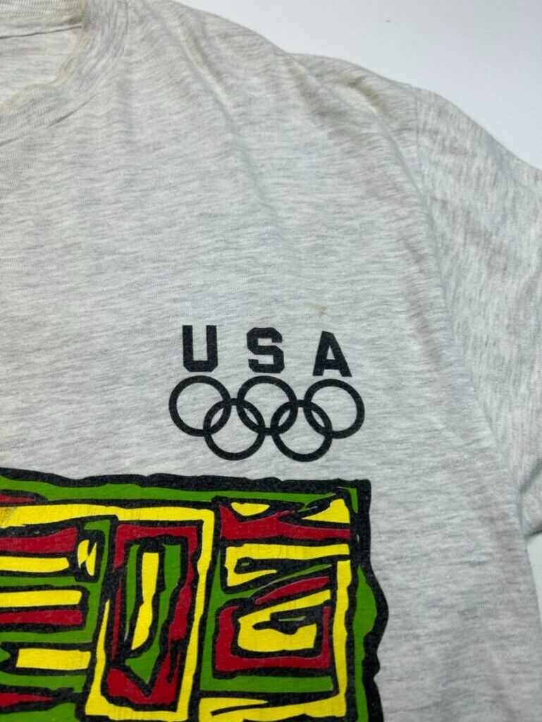 Vintage 1995 Looney Tunes USA Olympics Volleyball Long Sleeve T-Shirt Size Large