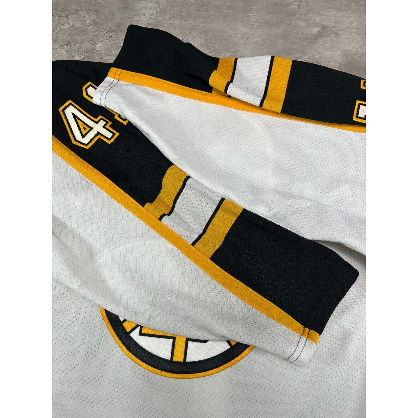 Vintage Andrew Alberts #41 Boston Bruins NHL Reebok On Ice Jersey Size 48 XL