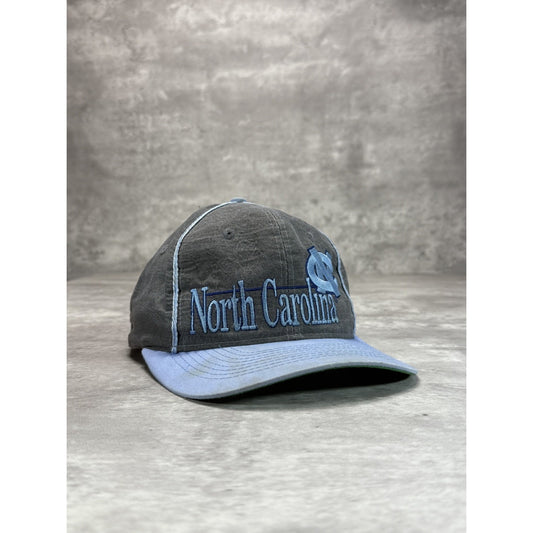 Vintage 90s North Carolina Tarheels NCAA Embroidered Spellout Snapback Hat OSFA