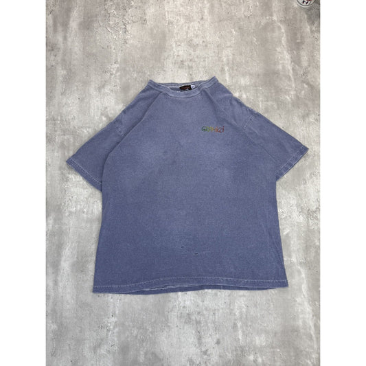 Vintage 90s Gramicci Spellout Logo Graphic Outdoors Wear T-Shirt Size Medium