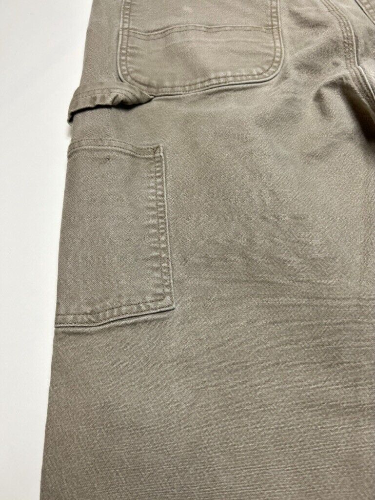 Carhartt Relaxed Fit Canvas Workwear Carpenter Pants Size 33W Tan