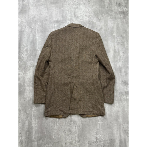 Vintage 1970s/80s Hub Clothiers Herringbone Wool Sport Jacket Size XL