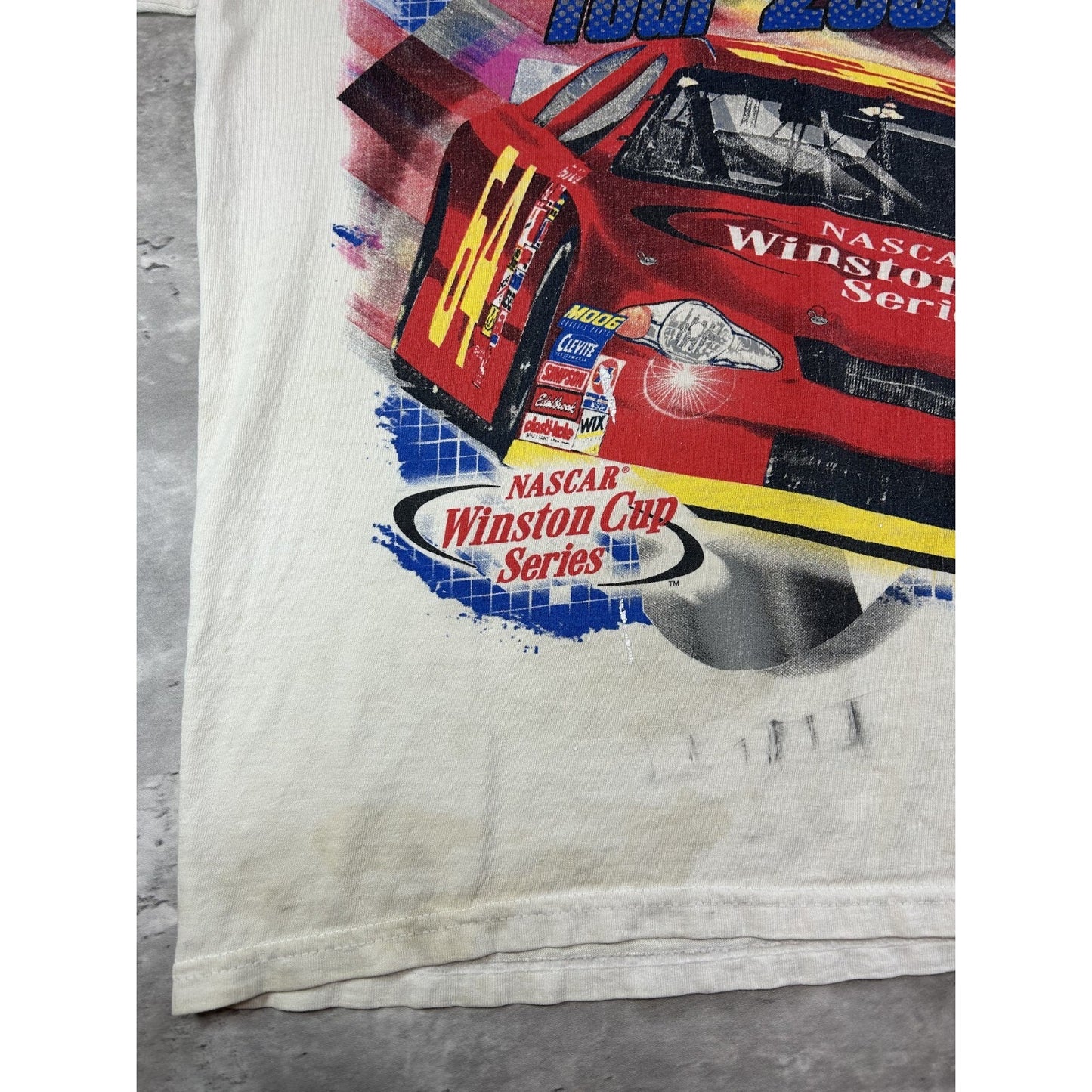 Vintage 2003 Nascar Winston Cup Series Racing Graphic T-Shirt Size Large