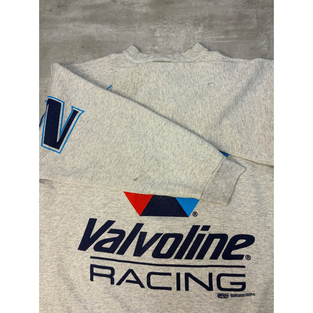 VTG 90s Mark Martin #6 Nascar Big Spellout Graphic Crewneck Sweatshirt Size XL
