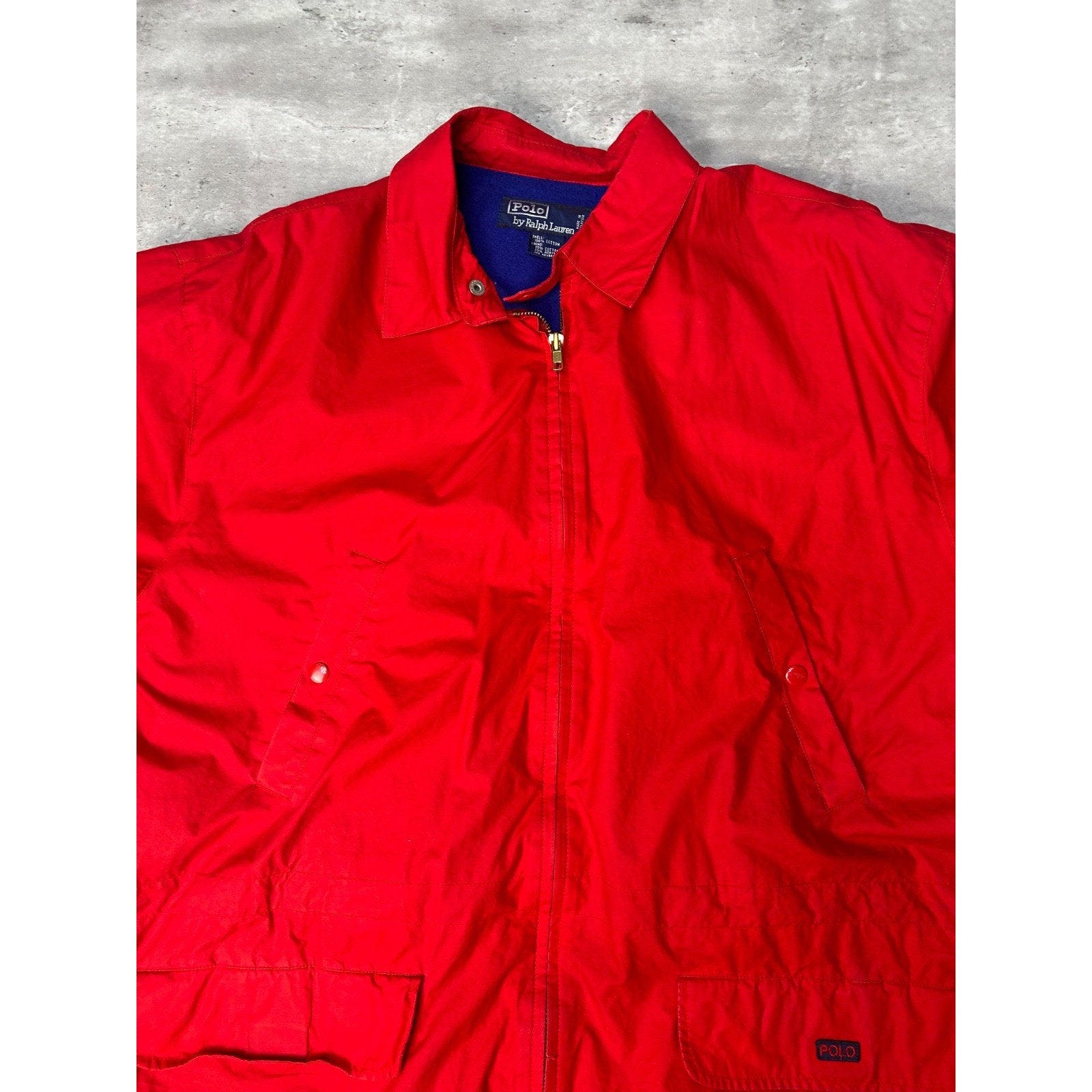 Vintage 90s Polo Ralph Lauren Insulated Multi Pocket Full Zip Jacket Size Medium