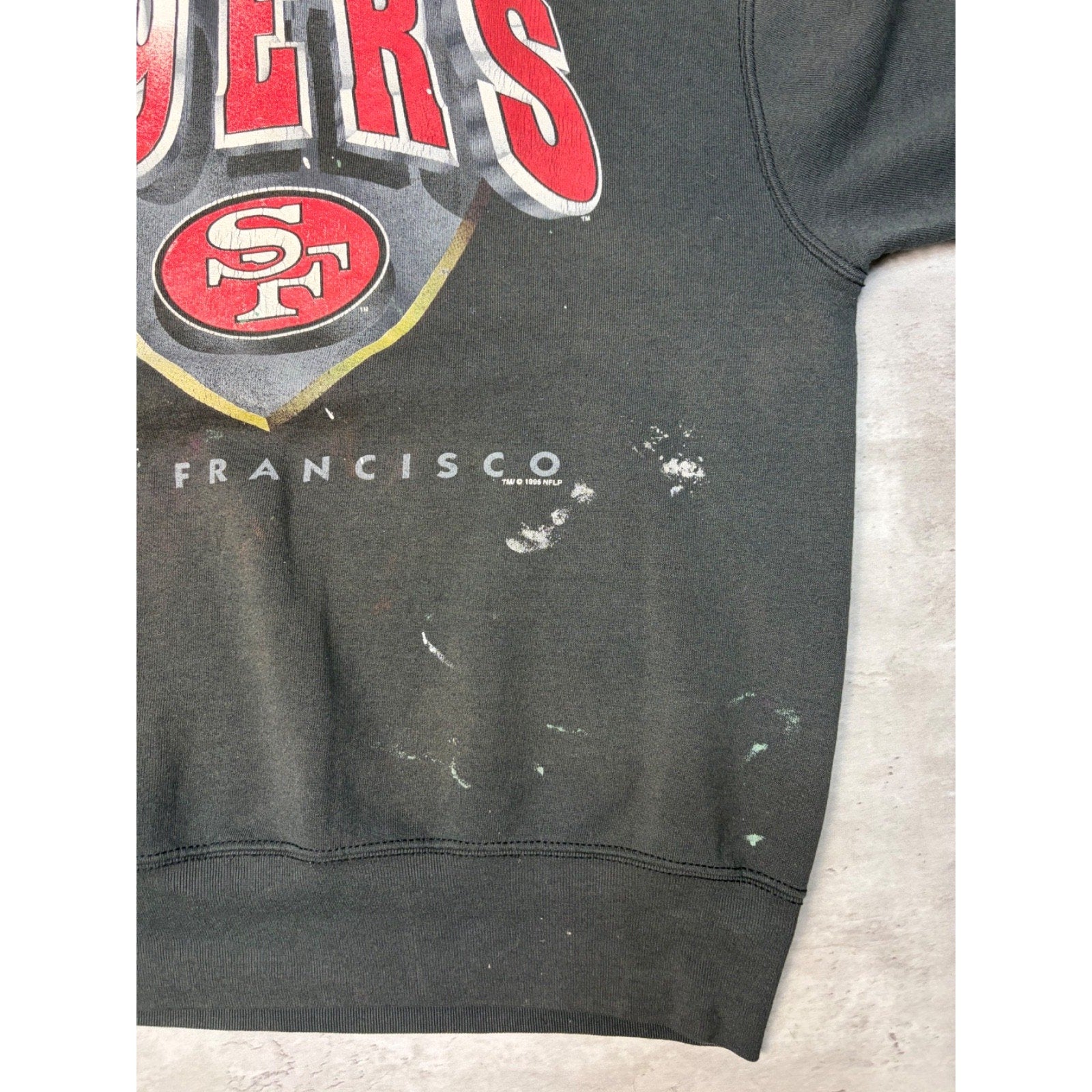 Vintage 1995 San Fransisco 49ers NFL Crest Logo Crewneck Sweatshirt Size XL