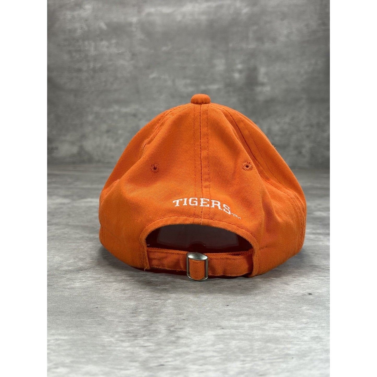 Vintage Clemson Tigers NCAA Embroidered Logo Strapback Hat OSFA Orange