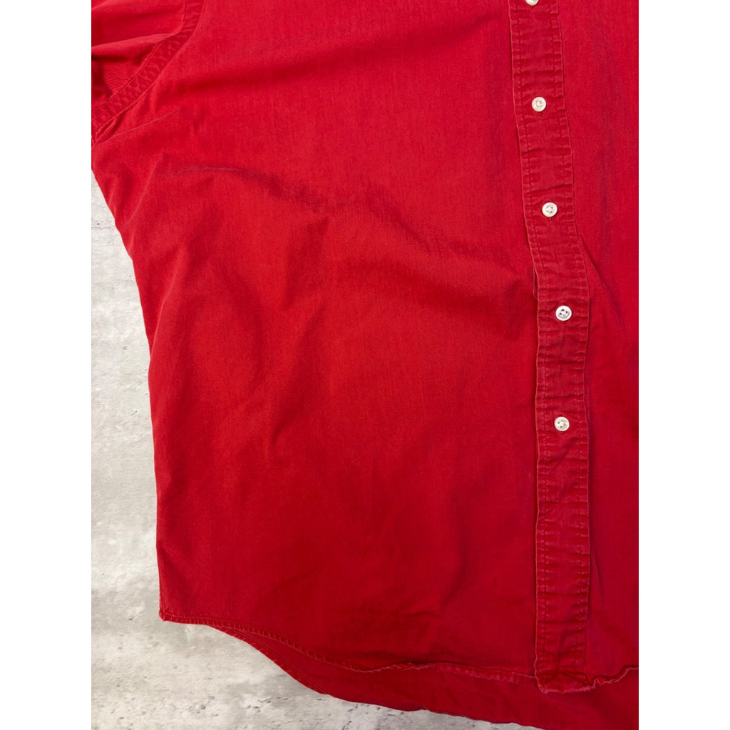 Vintage Polo Ralph Lauren Embroidered Pony Long Sleeve Button Up Shirt Size XL