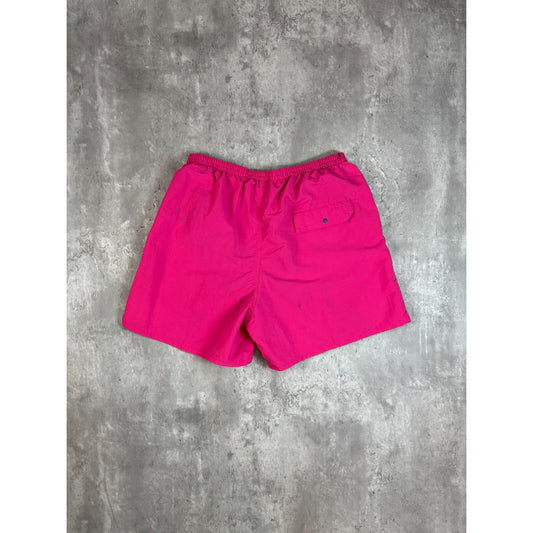 Vintage Patagonia Embroidered Nylon Shorts Size Medium Pink