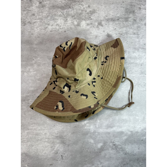 Vintage US Military Desert Camo Tactical Bucket Hat OSFA Beige