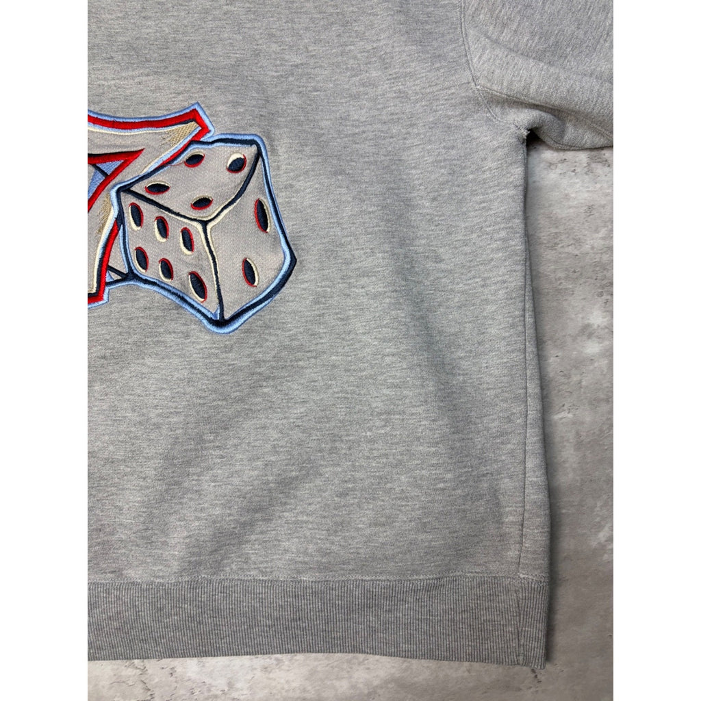 Vintage Y2K JNCO Rollin' 7s Embroidered Dice Graphic Hooded Sweatshirt Size 2XL