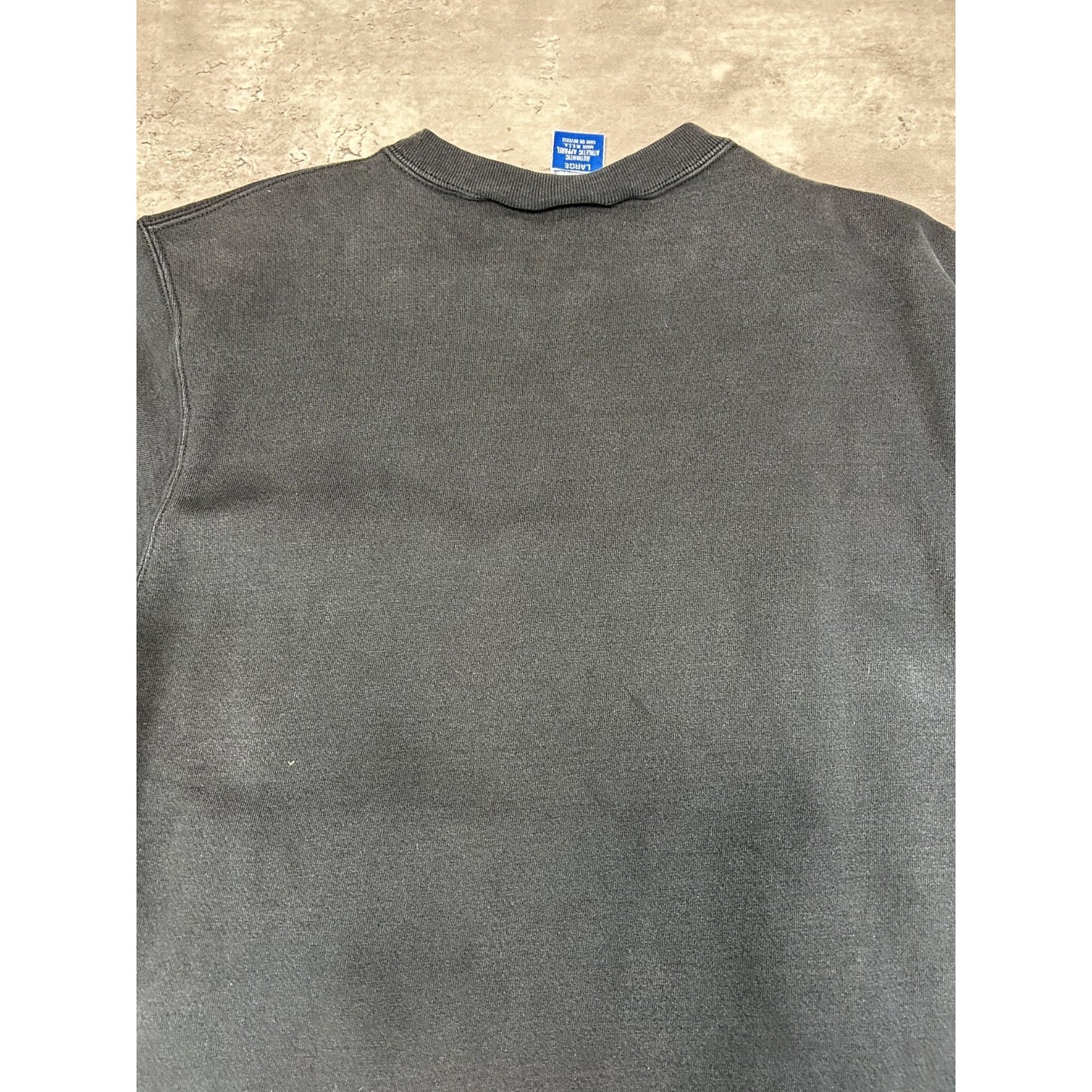 Vintage 90s Champion Embroidered Spellout Crewneck Sweatshirt Size Large