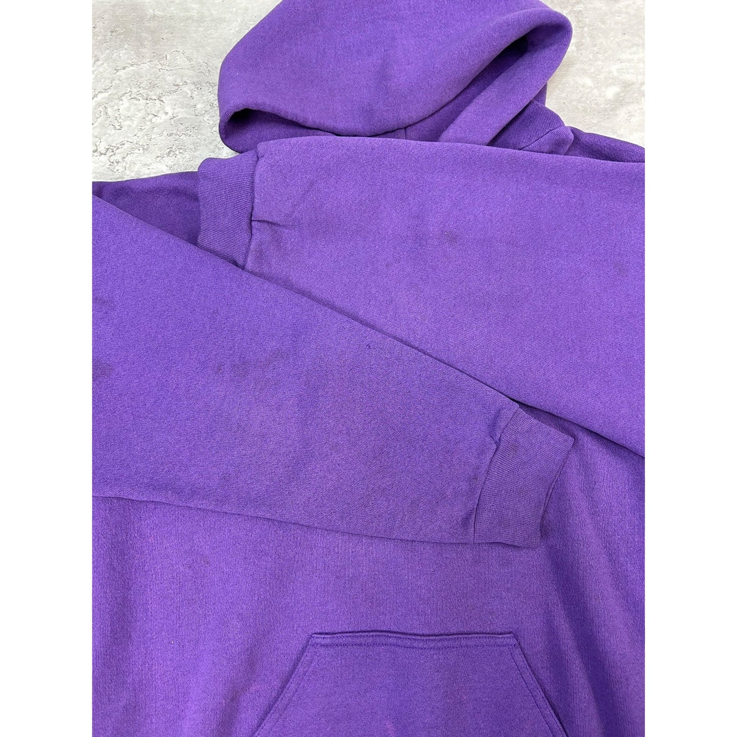 Vintage 90s Minnesota Vikings NFL Graphic Spellout Hooded Sweatshirt Size XL