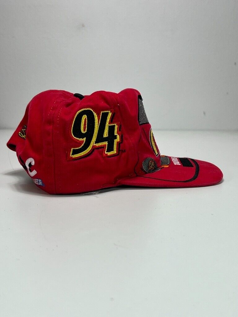 Vintage 90s Bill Elliot #94 Nascar McDonalds Big Graphic Snapback Hat OSFA