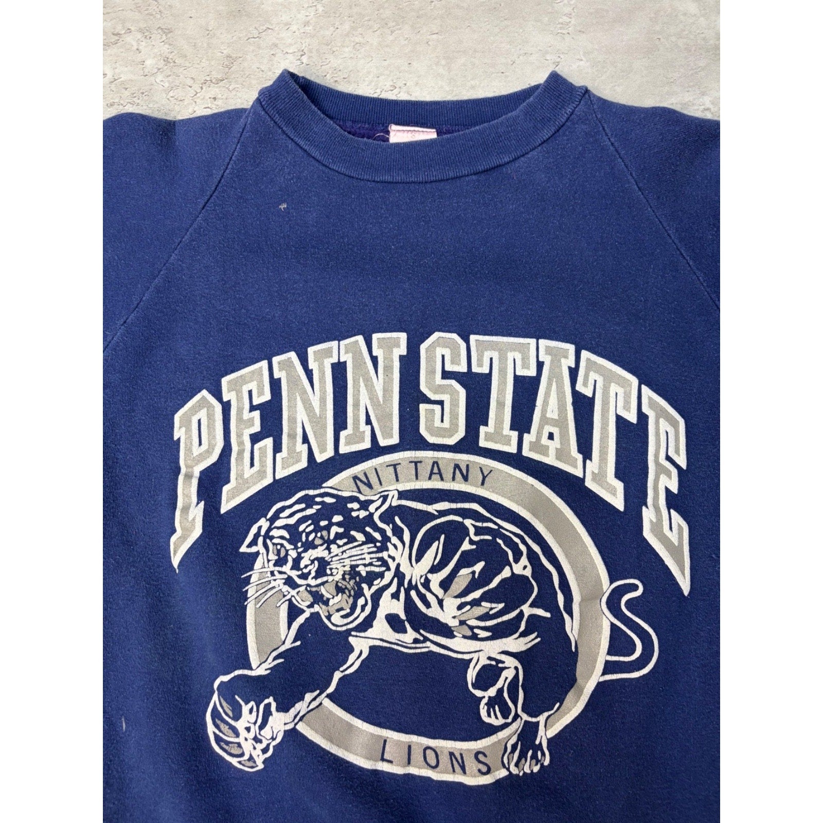 Vintage 80s/90s Penn State Nittany Lions Collegiate Graphic Sweatshirt Sz Small