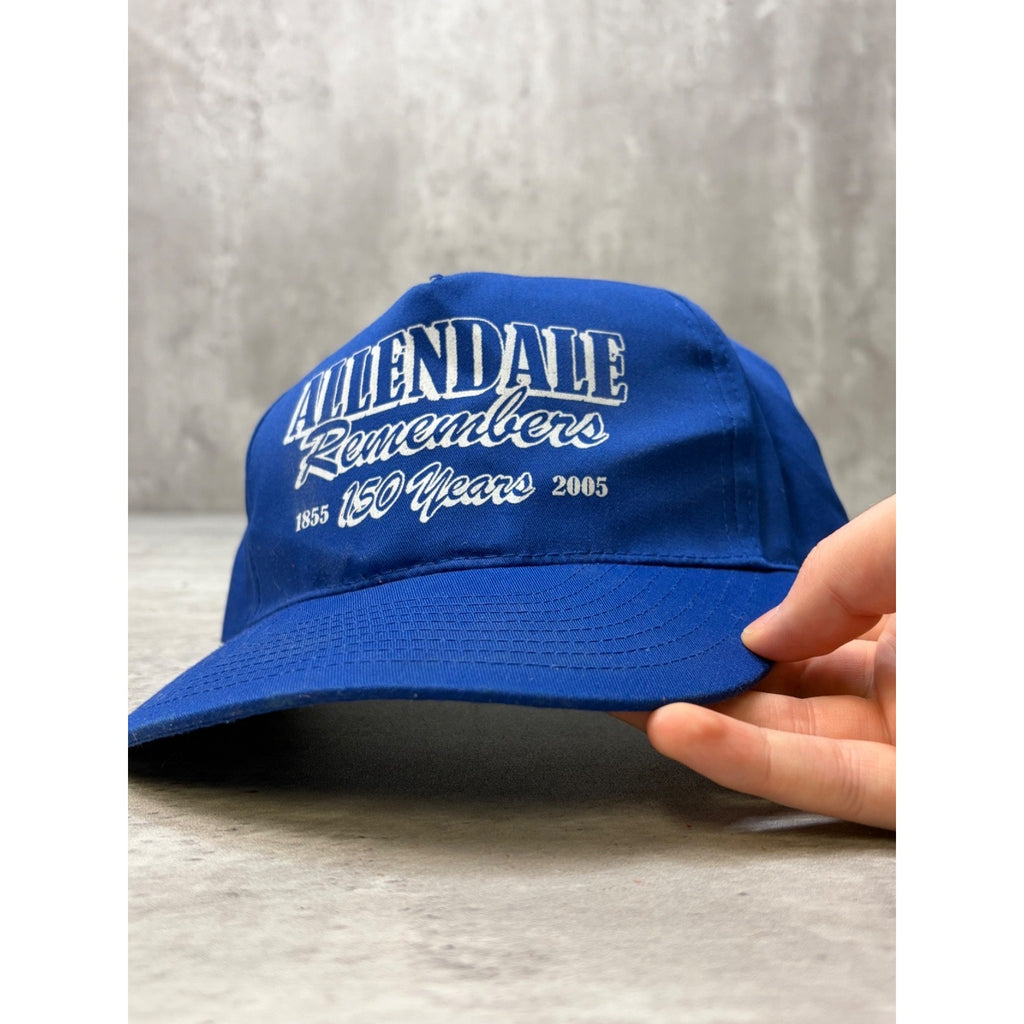 Vintage 2005 Allendale Remembers Spellout Snapback Hat OSFA