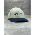 Vintage Norlite Embroidered Spellout Two Tone Strapback Hat OSFA