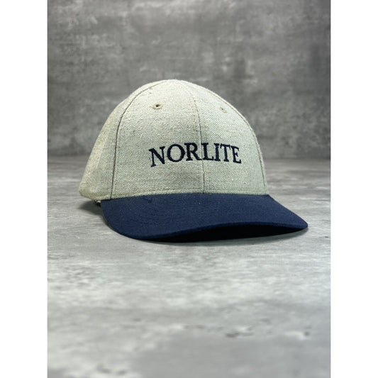 Vintage Norlite Embroidered Spellout Two Tone Strapback Hat OSFA