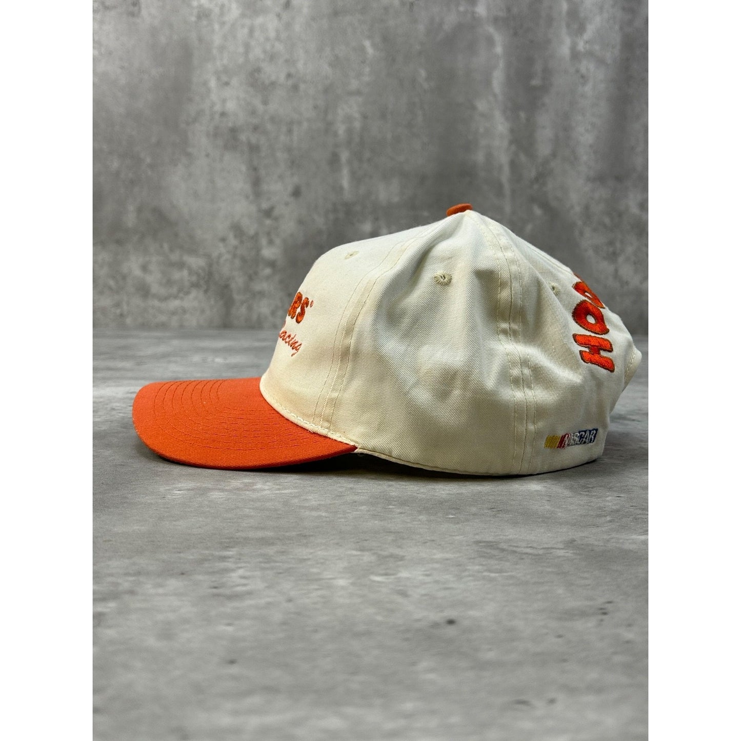 Vintage 90s Loy Allen Jr #19 Hooters Racing Embroidered Nascar Snapback Hat OSFA