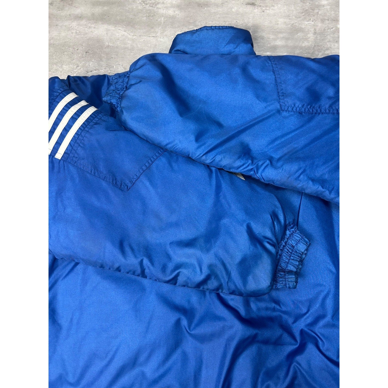Vintage 90s Adidas Embroidered Logo Insulated Full Zip Jacket Size XL