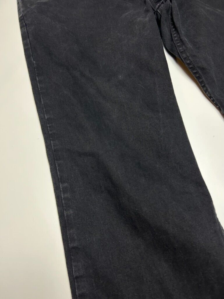 Carhartt Relaxed Fit Black Denim Workwear Pants Size 38W