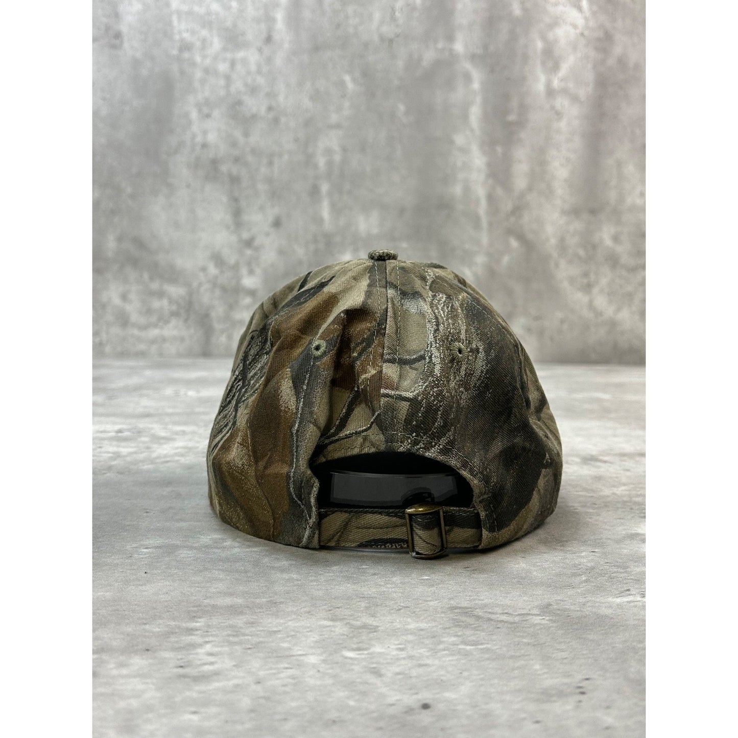 Vintage Budweiser Outdoors Embroidered Tree Camo Hunting Strapback Hat OSFA