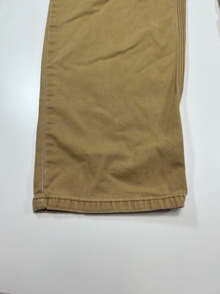 Carhartt Relaxed Fit Canvas Workwear Five Pocket Pants Size 36 Beige