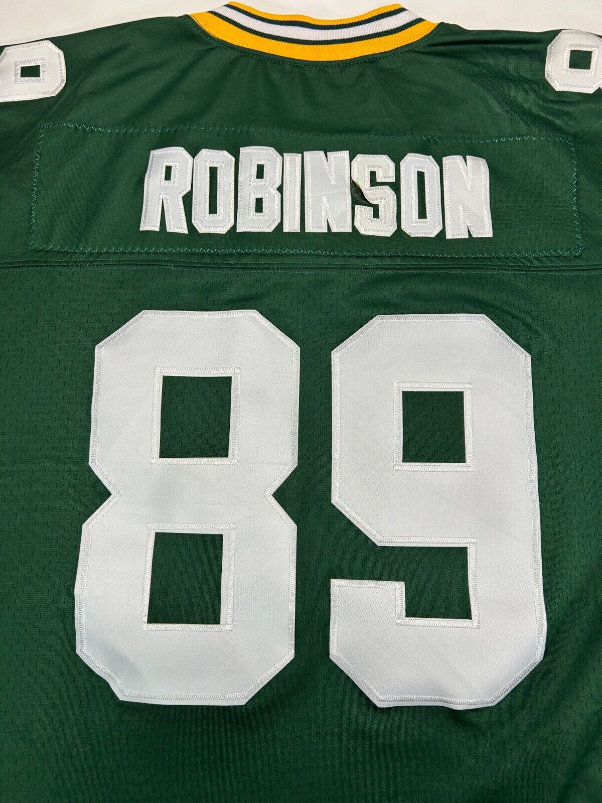 Vintage Dave Robinson #89 Green Bay Packers Nike Football Jersey Size 52 2XL