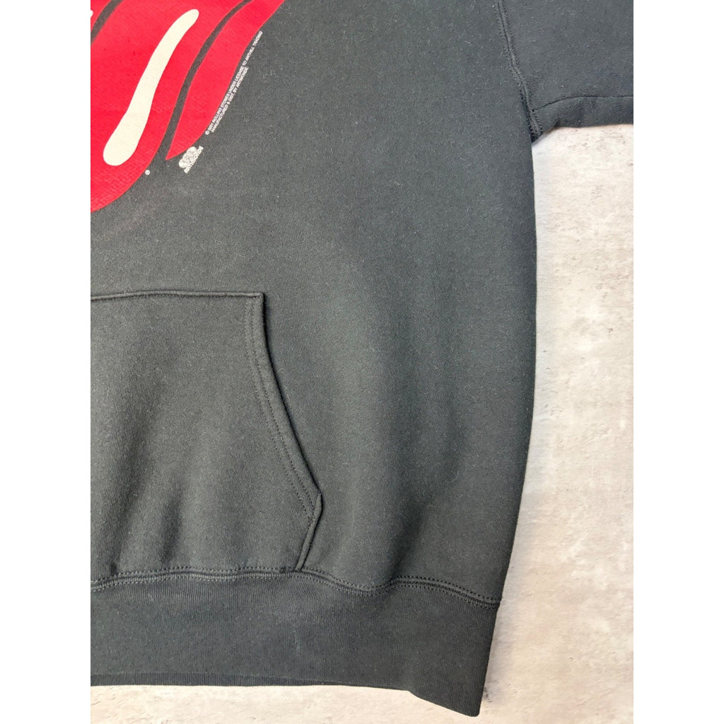 Vintage 2001 Rolling Stones Classic Logo Rock Music Hooded Sweatshirt Size 2XL