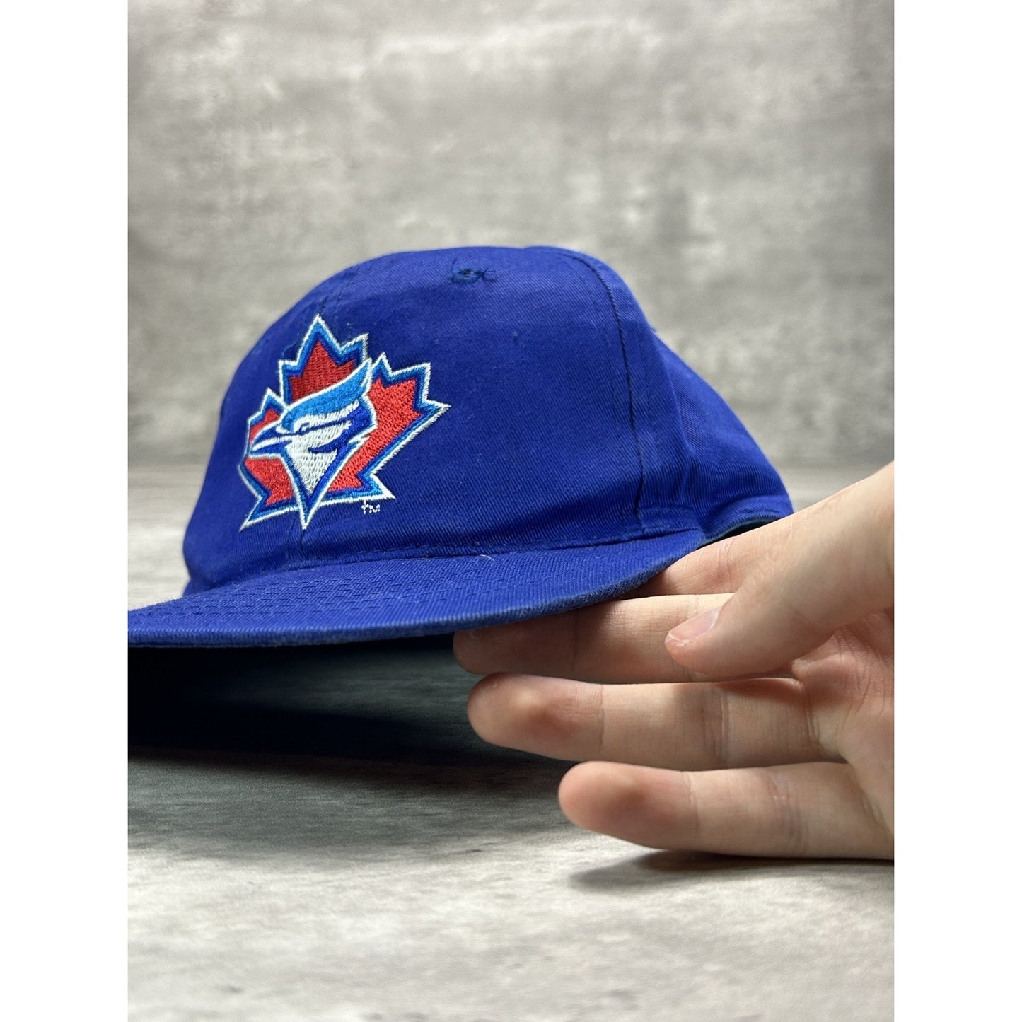 Vintage Toronto Blue Jays MLB Embroidered Logo Baseball Snapback Hat OSFA Blue