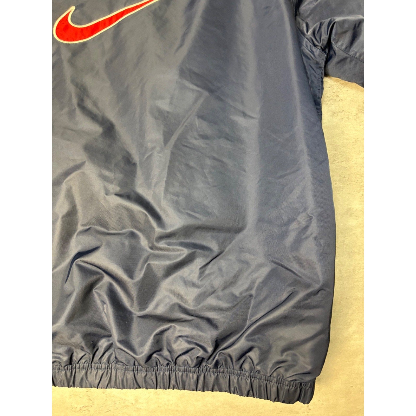 Vintage 2000s Nike Embroidered Swoosh Nylon Bomber Jacket Size