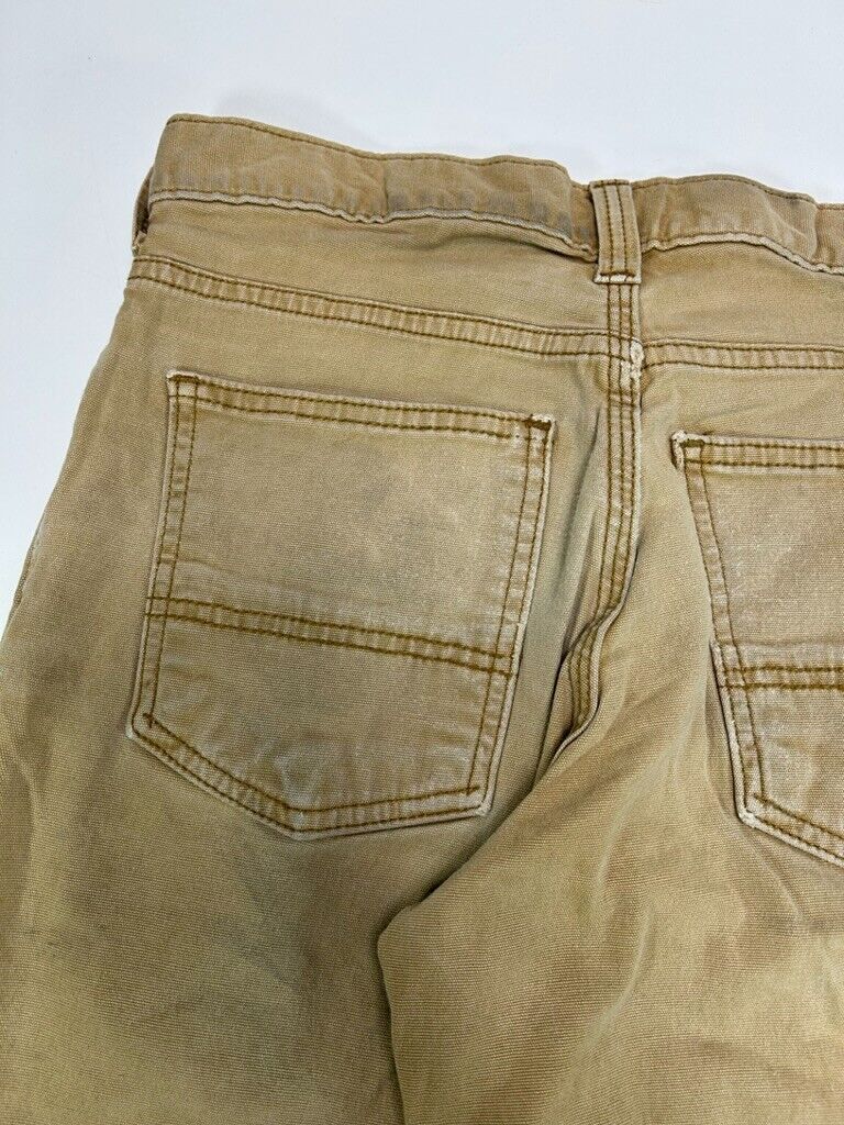 Carhartt Relaxed Fit Canvas Work Wear Five Pocket Pants Pants Size 30W Beige