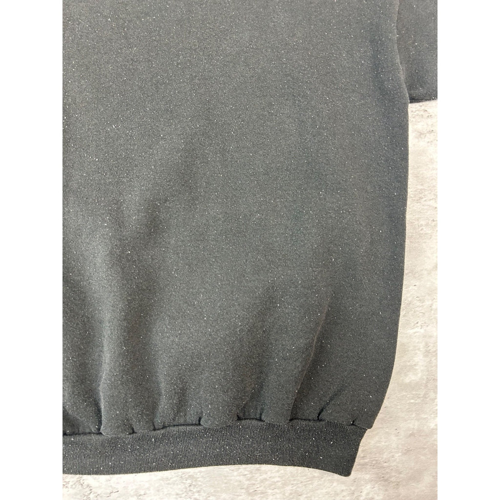 Vintage 1993 Carolina Panthers NFL Spellout Logo Graphic Sweatshirt Size Large