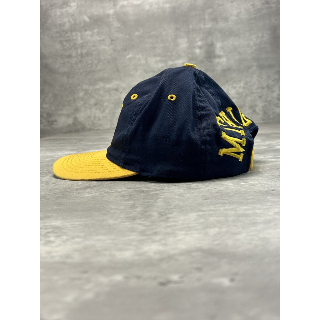 Vintage Michigan Wolverines NCAA Embroidered Logo Snapback Hat OSFA