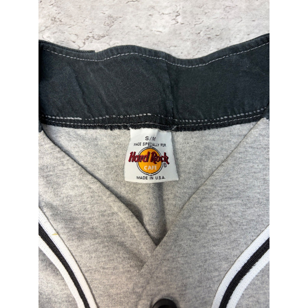 Vintage 90s Hard Rock Cafe Las Vegas Save The Planet Baseball Jersey Size Small