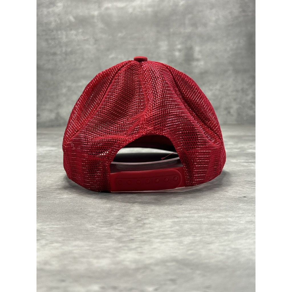 Vintage 90s Mac Tools Motorsports Spellout Graphic Trucker Snapback Hat OSFA