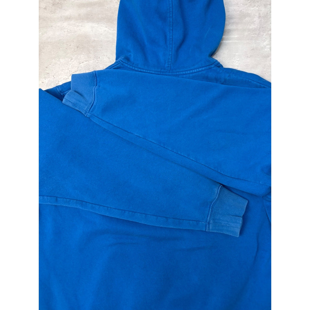 Nike Embroidered Mini Swoosh Full Zip Hooded Sweatshirt Size Medium