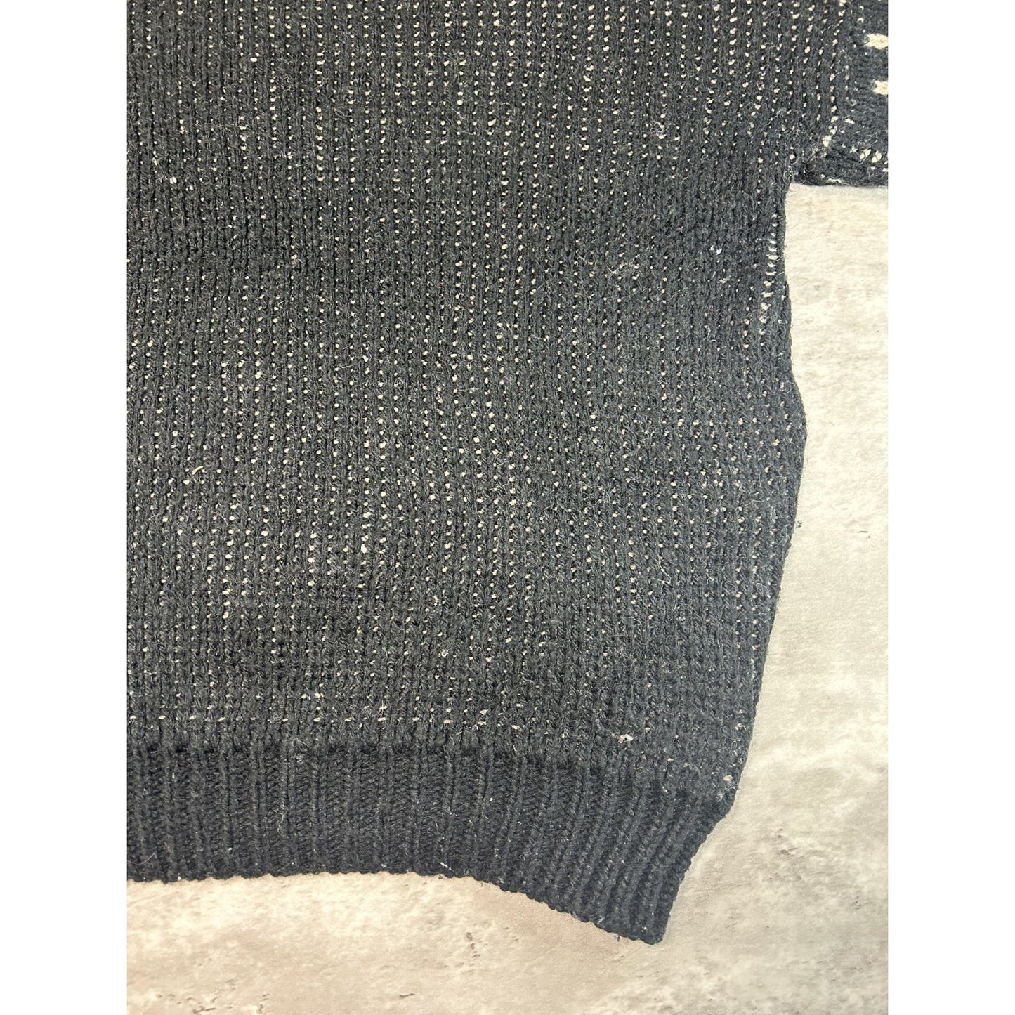 Vintage 90s Abstract Stripe Ribbed Pullover Knit Sweater Size Large