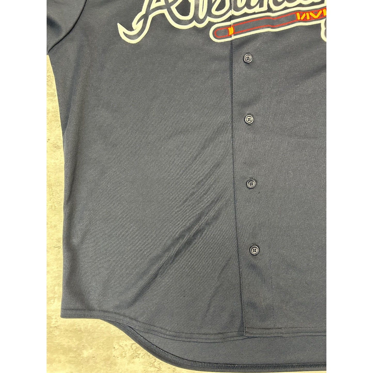 Vintage Atlanta Braves MLB Stitched Majestic Baseball Jersey Size XL