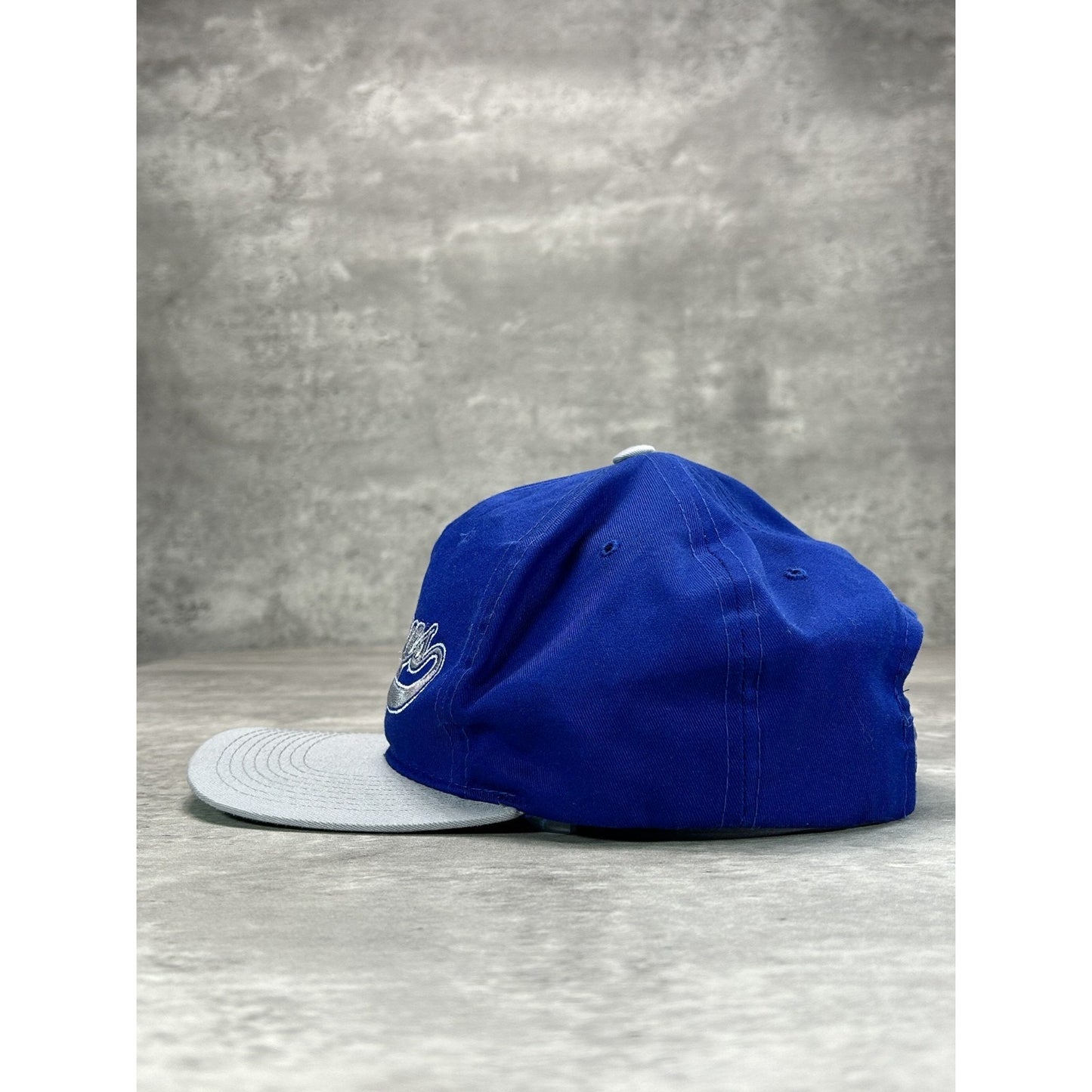Vintage 90s Toronto Blue Jays MLB Starter Tailsweep Script Snapback Hat OSFA
