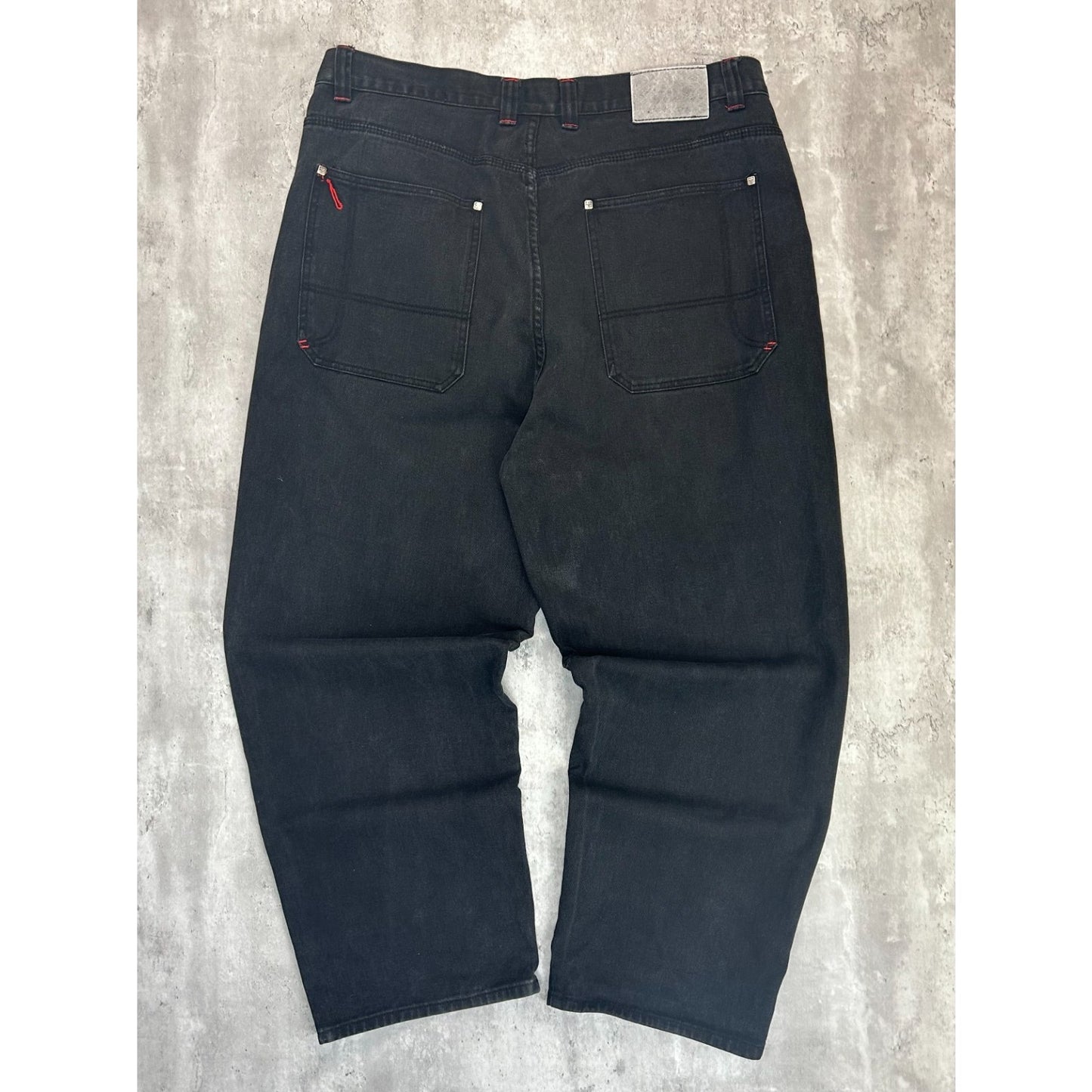Vintage Y2K Dtek Baggy Fit Black Denim Pants Size 42