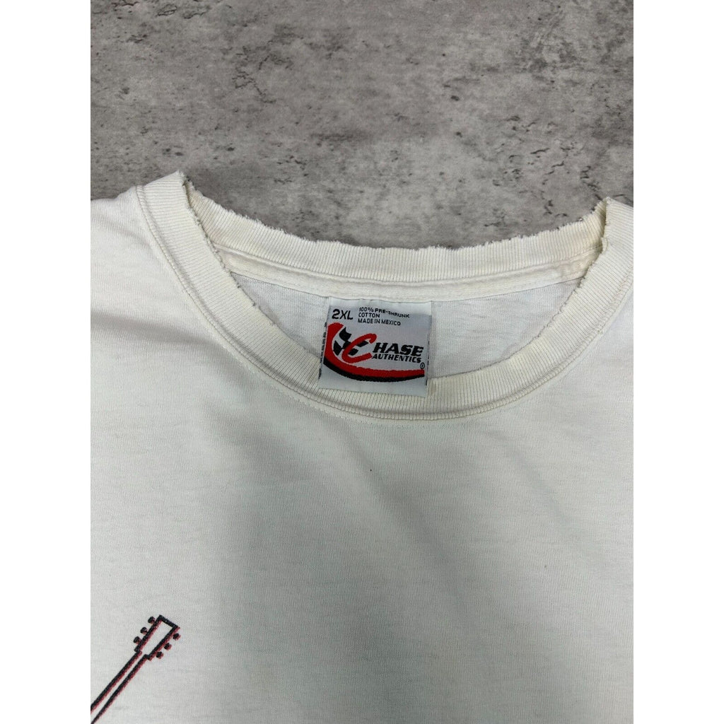 Vintage 2003 #8 Dale Earnhardt NASCAR Tribute Concert Graphic T-Shirt Size XXL