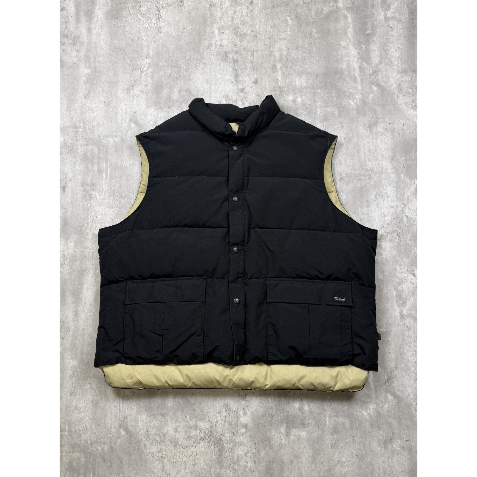 Vintage Woolrich Full Zip Puffer Vest Jacket Size 2XL