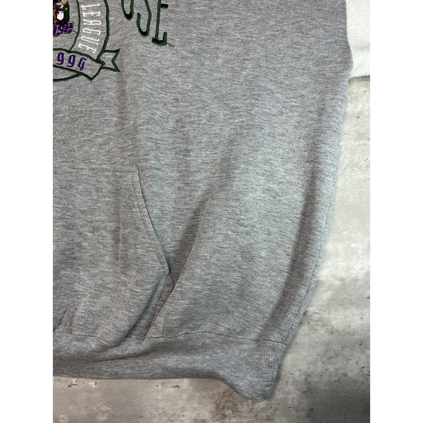 Vintage 90s Minnesota Moose AHL Embroidered Logo Hooded Sweatshirt Size XXL